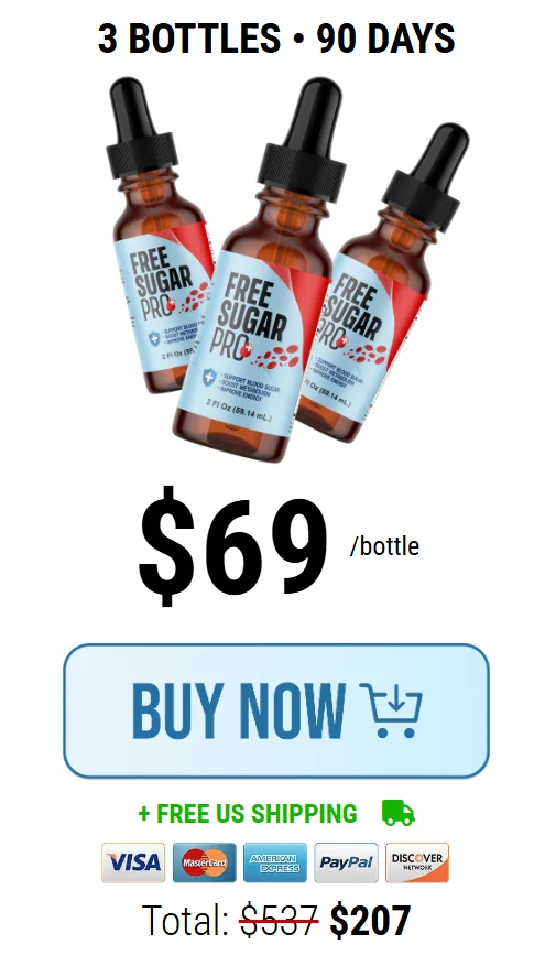 Free Sugar Pro 3 Bottles