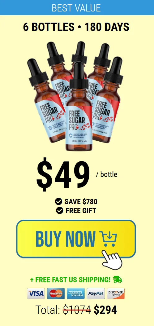 Free Sugar Pro 6 Bottles